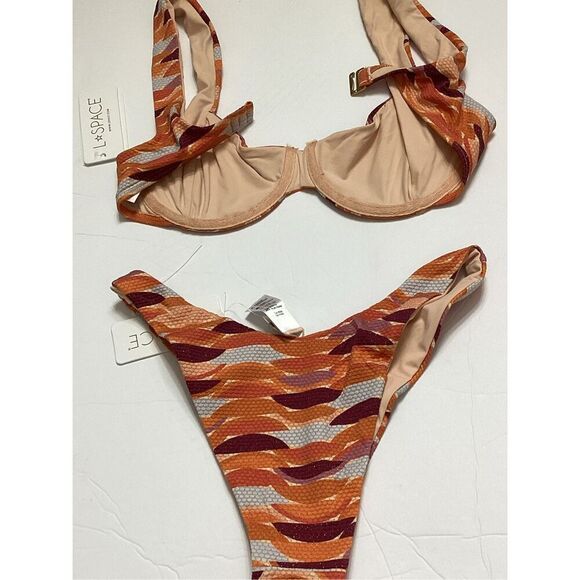 New. L*SPACE Tori top and bitsy bottom. Retails $ 198. Small - Picture 16 of 16